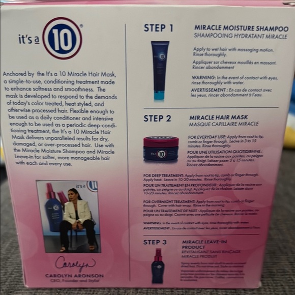 It's a 10 Miracle Moisture Hair Kit NIB - Picture 3 of 4